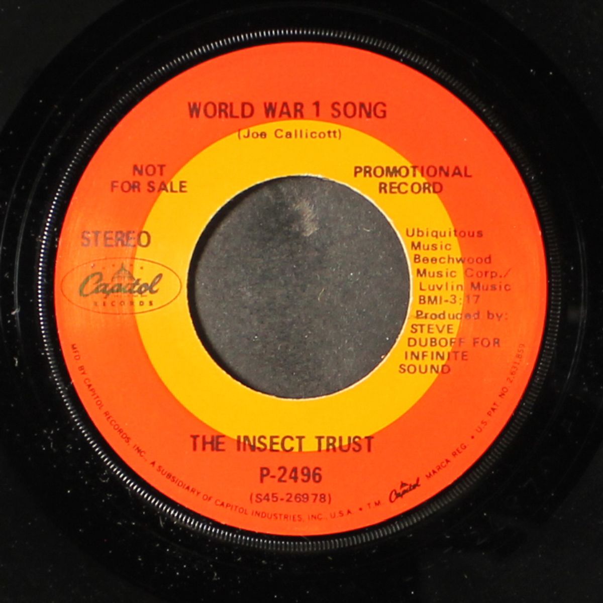 been here and gone so soon / world war 1 song by INSECT TRUST
