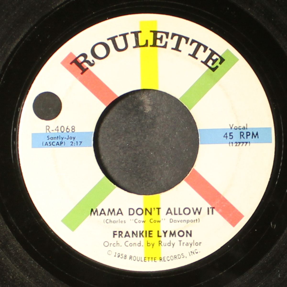 portable on my shoulder / mama don't allow it by FRANKIE LYMON