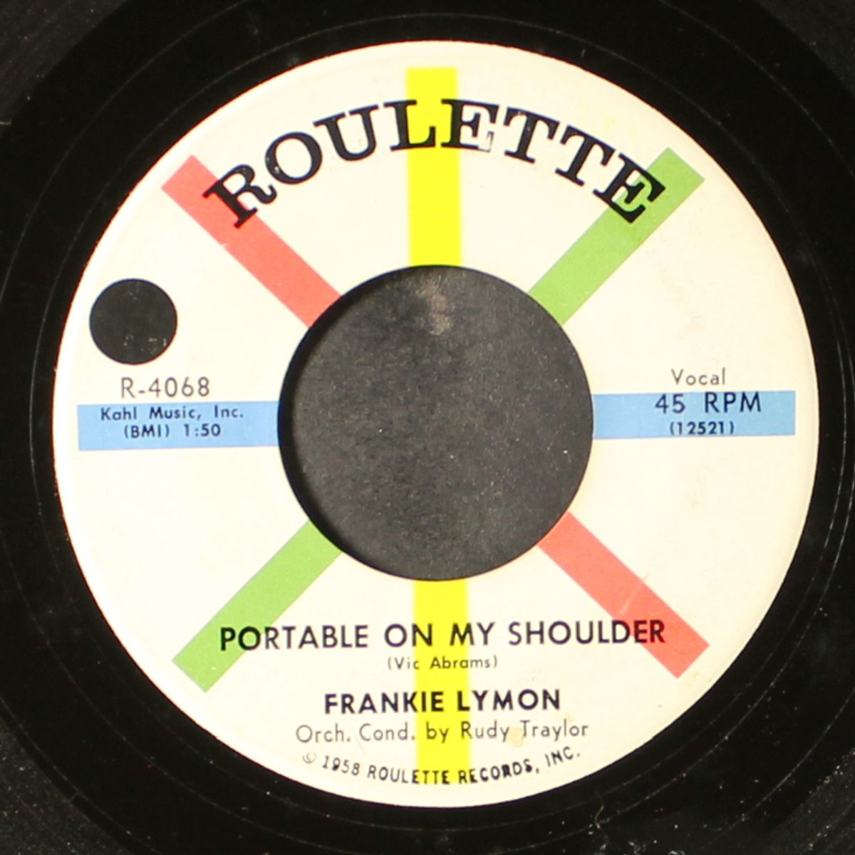 portable on my shoulder / mama don't allow it by FRANKIE LYMON