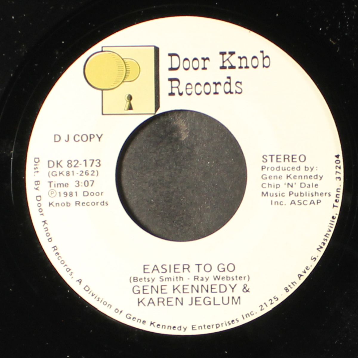 a thing or two on my mind / easier to go by GENE KENNEDY & KAREN JEGLUM