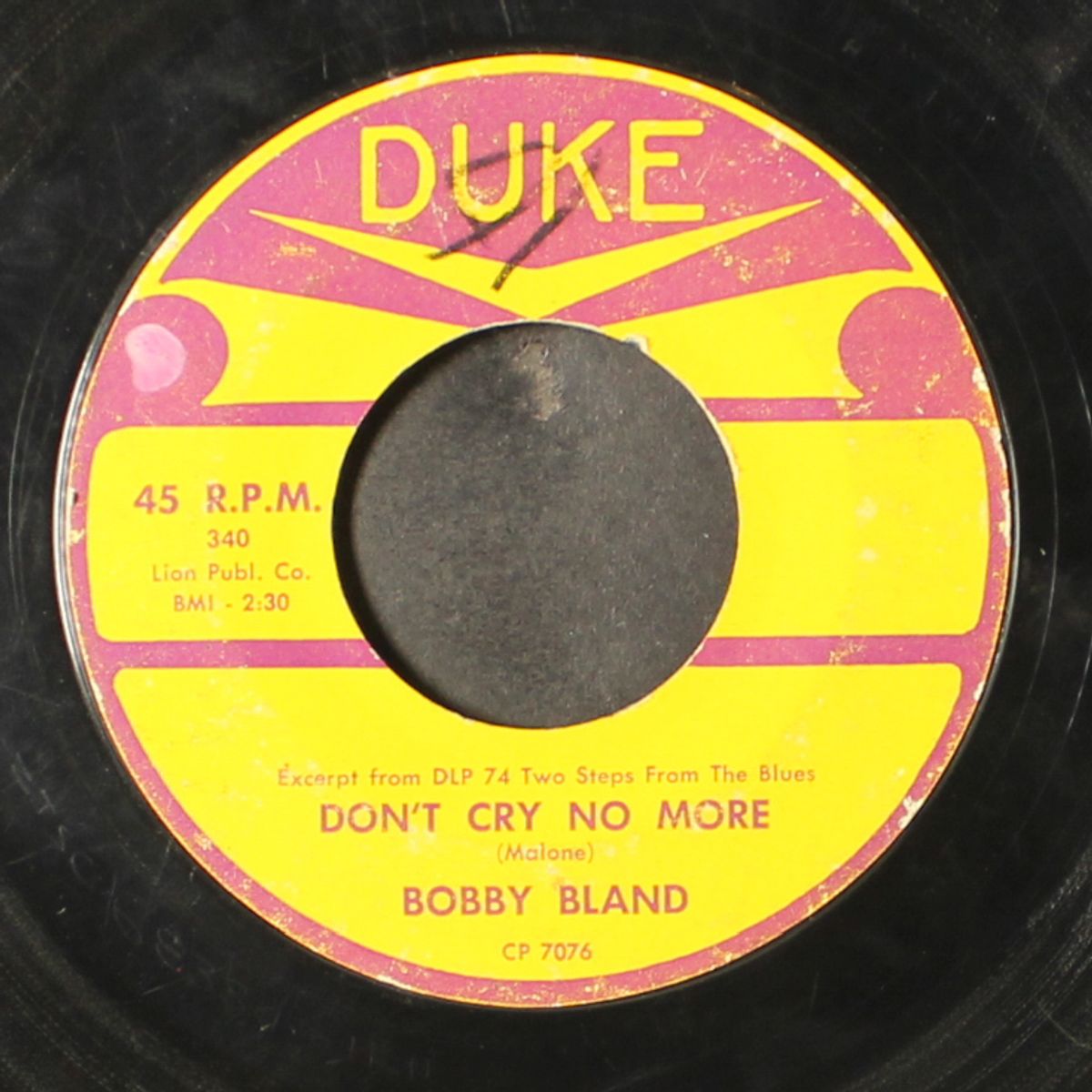 saint james infirmary / don't cry no more by BOBBY BLAND