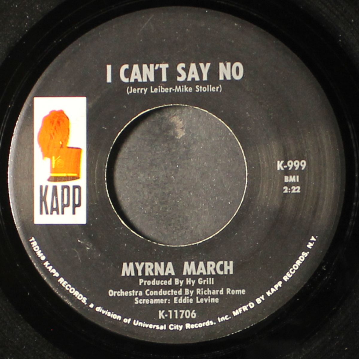 i can't say no / undecided by MYRNA MARCH