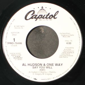 AL HUDSON & ONE WAY
