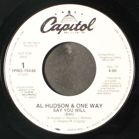 AL HUDSON & ONE WAY
