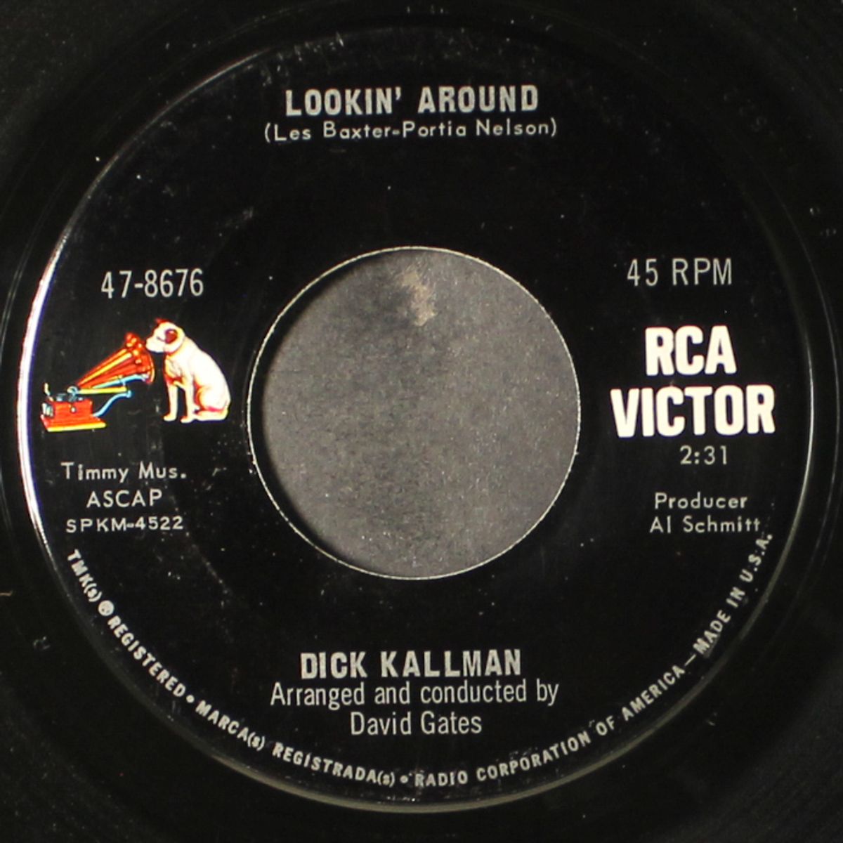 lookin' around / you're the one by DICK KALLMAN