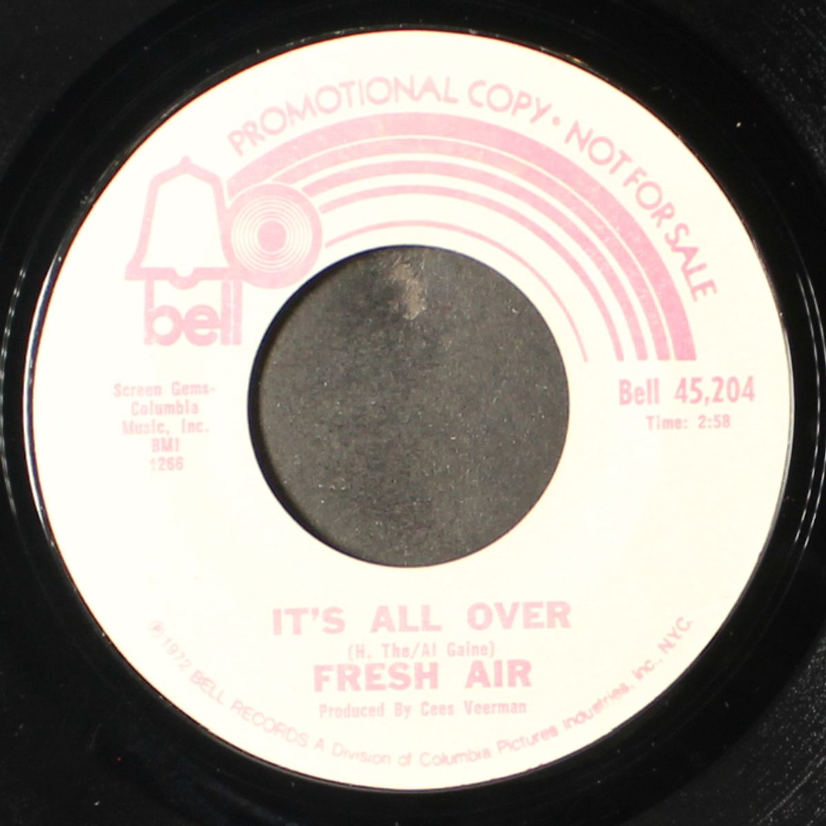 bye bye jane / it's all over by FRESH AIR