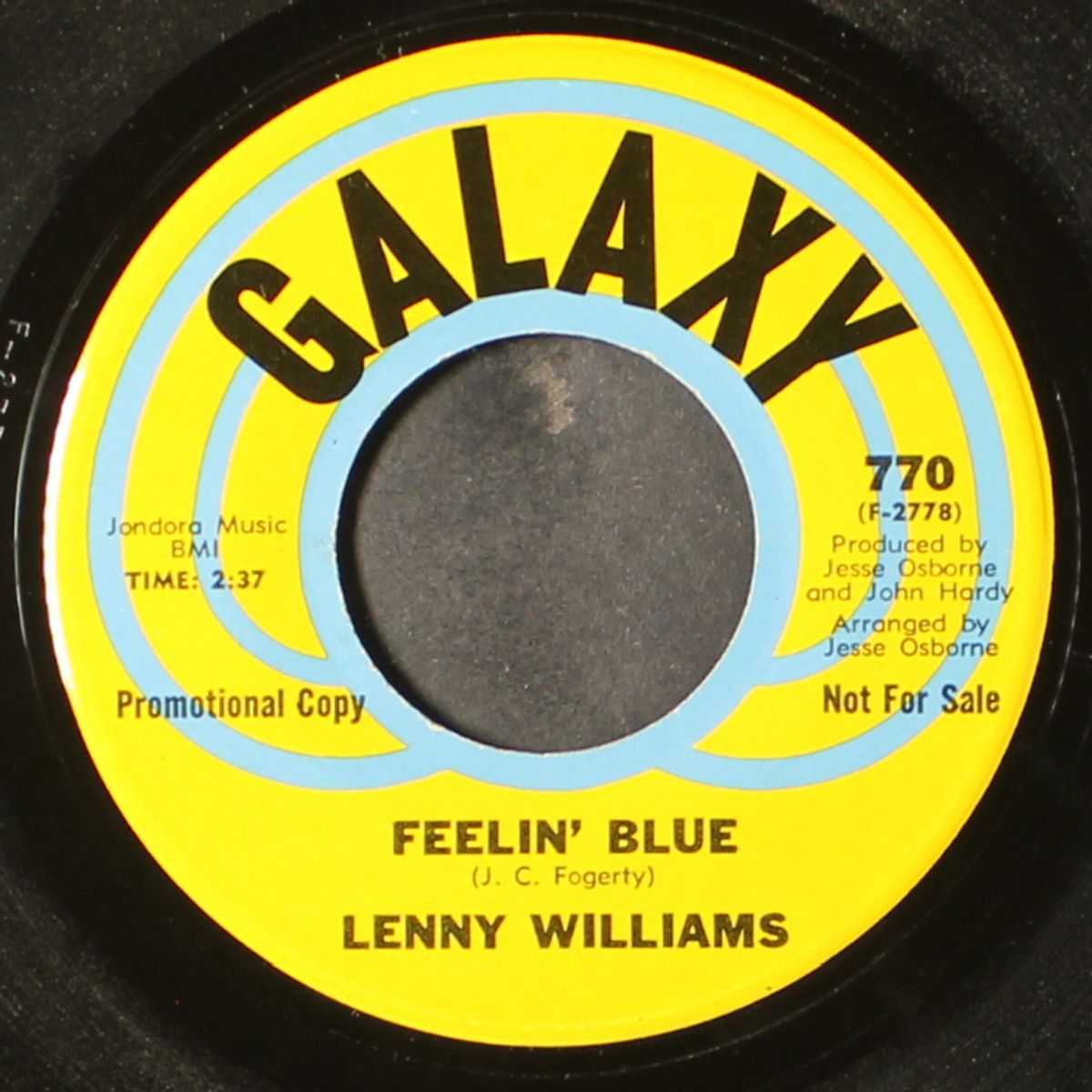 feelin' blue / same by LENNY WILLIAMS