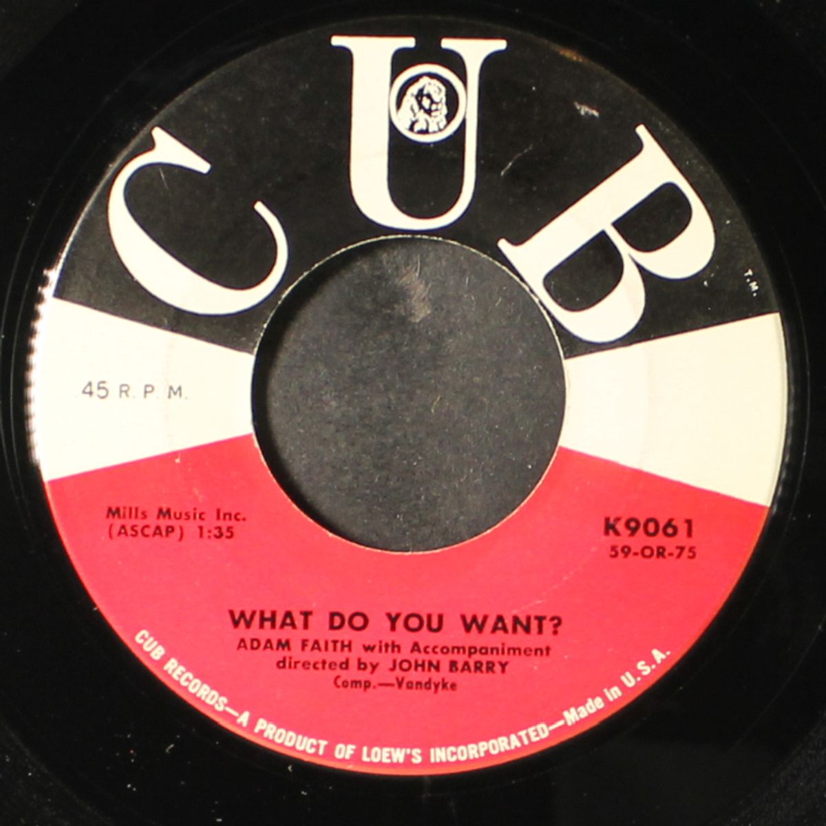 from now until forever / what do you want? by ADAM FAITH