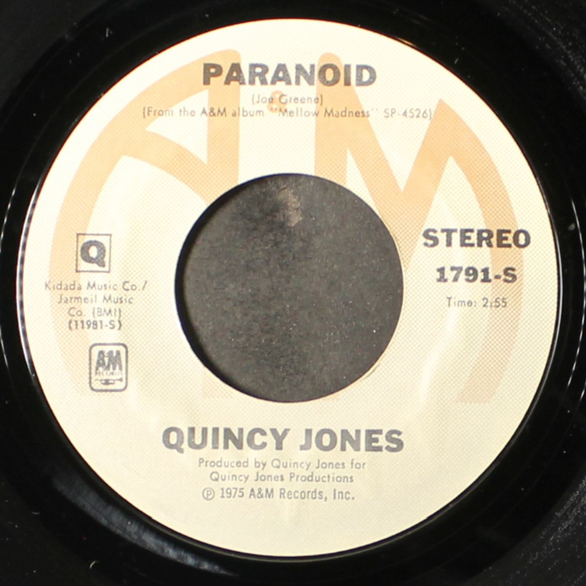 mellow madness / paranoid by QUINCY JONES