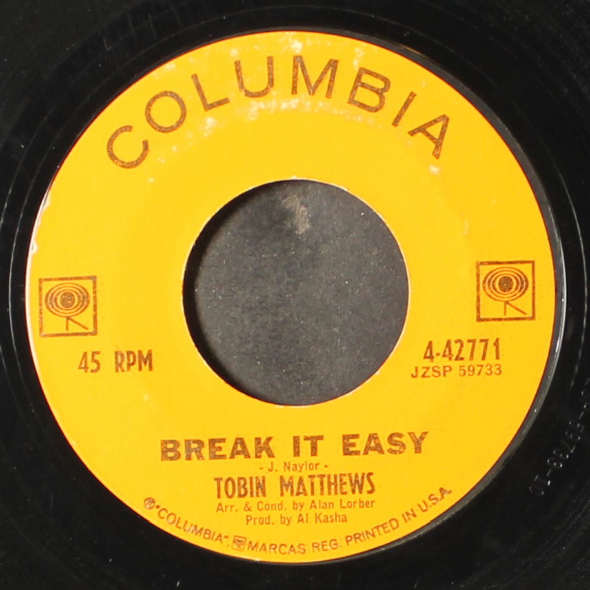 please keep me in mind / break it easy by TOBIN MATTHEWS