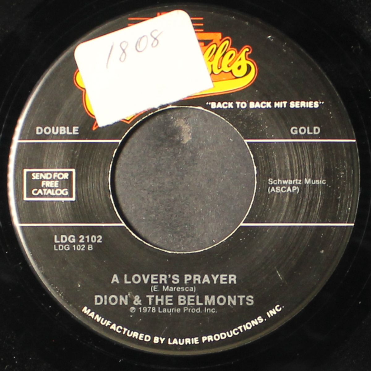 a teenager in love / a lover's prayer by DION & BELMONTS