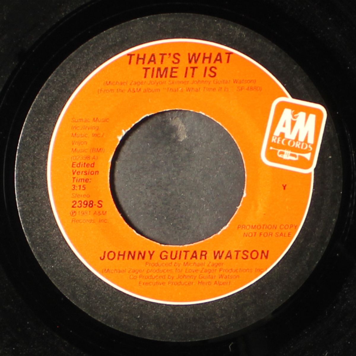 that's what time it is / mono by JOHNNY 'GUITAR' WATSON