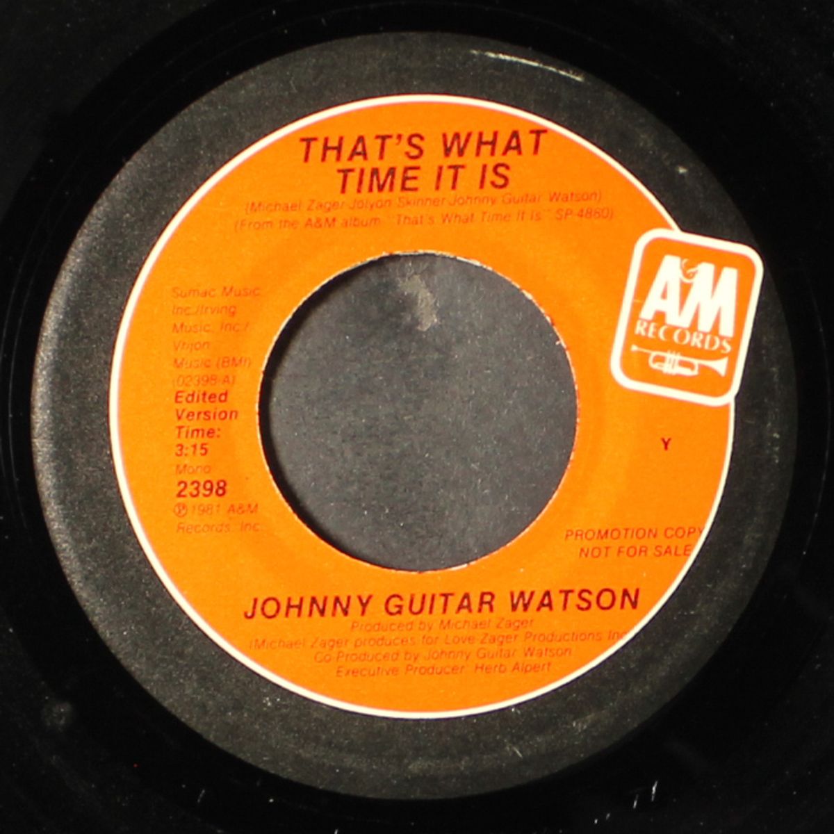 that's what time it is / mono by JOHNNY 'GUITAR' WATSON