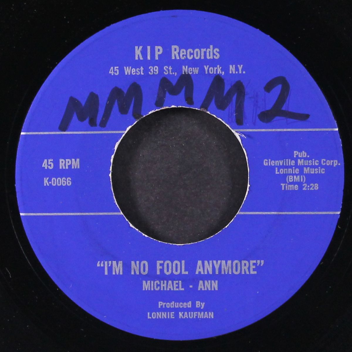 somebody else is taking my place / i'm no fool anymore by MICHAEL-ANN