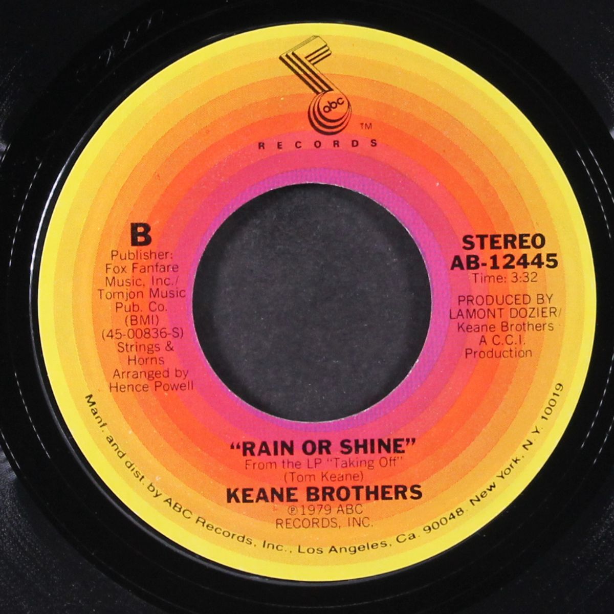 dancin' in the moonlight / rain or shine by KEANE BROTHERS