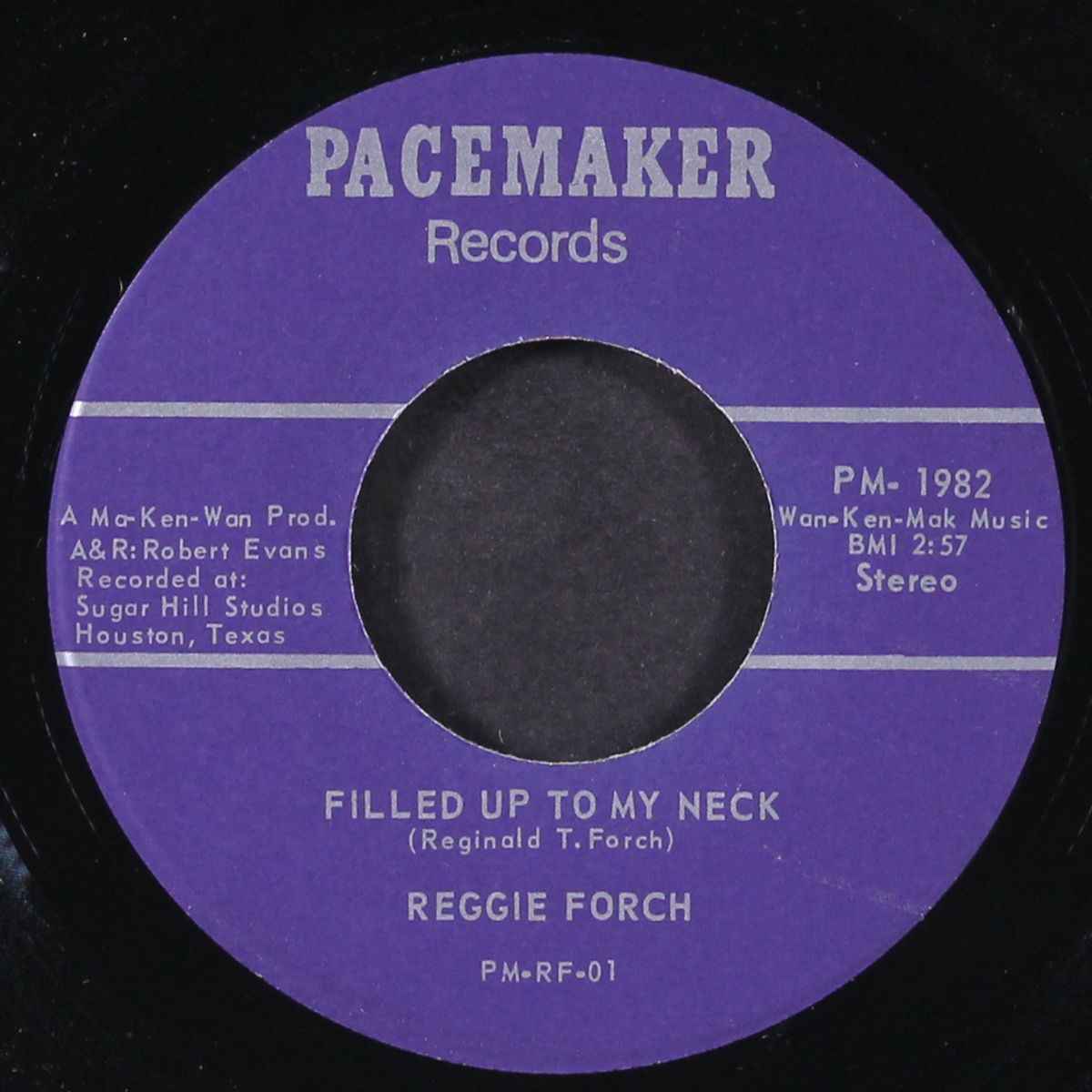 filled up to my neck / love war by REGGIE FORCH