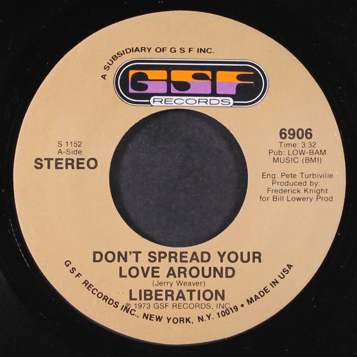 take my best shot / don't spread your love around by LIBERATION