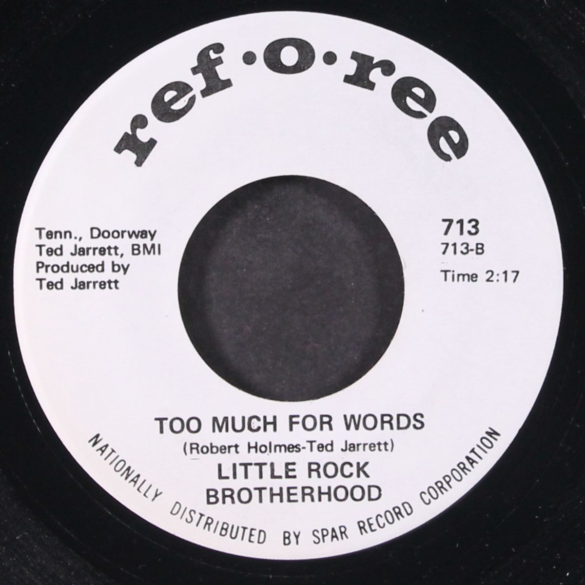 too much for words by LITTLE ROCK BROTHERHOOD