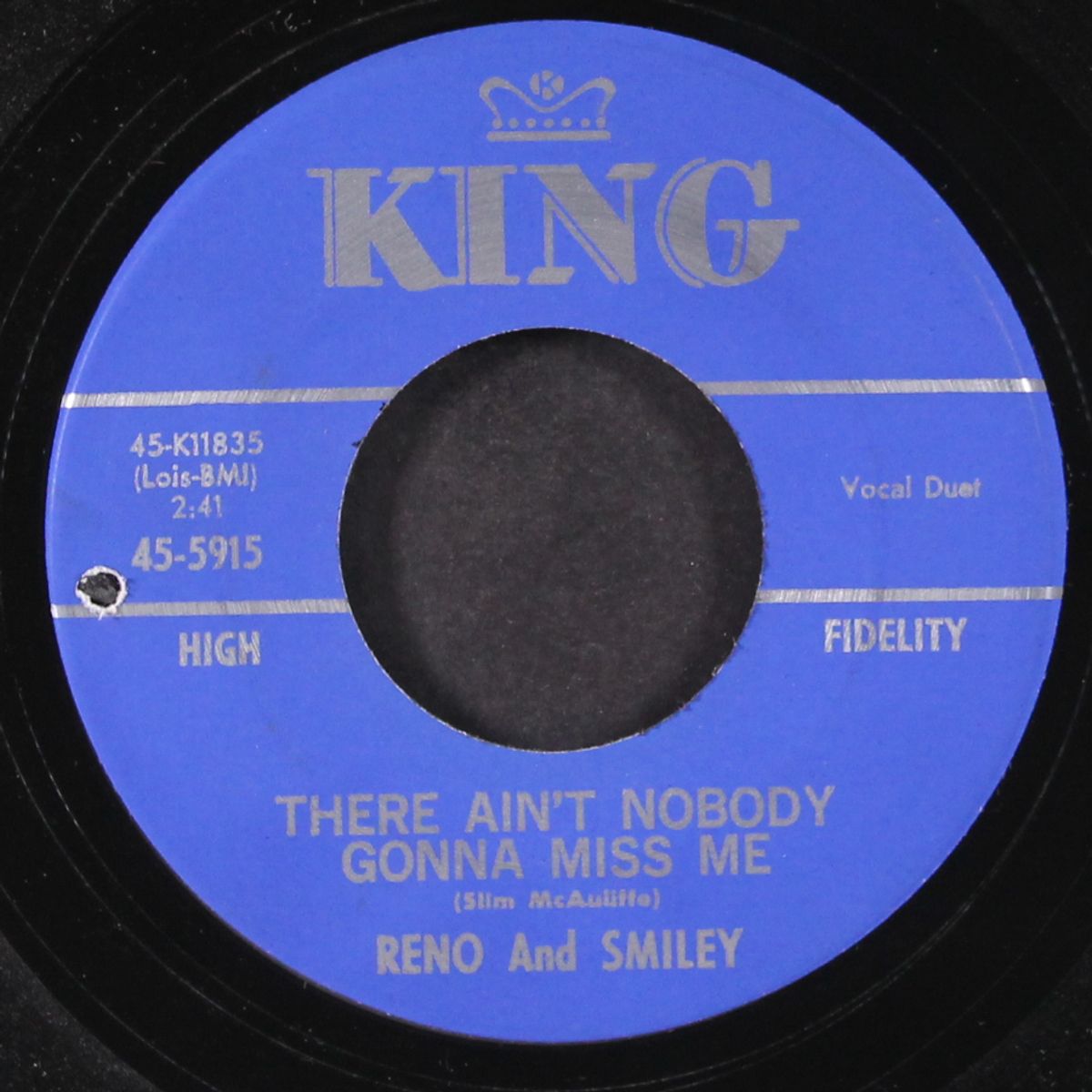 i don't blame you / there ain't nobody gonna miss me by RENO & SMILEY