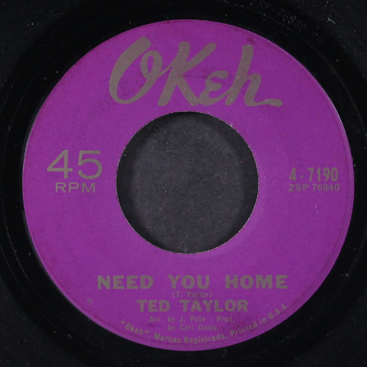need you home / so hard by TED TAYLOR