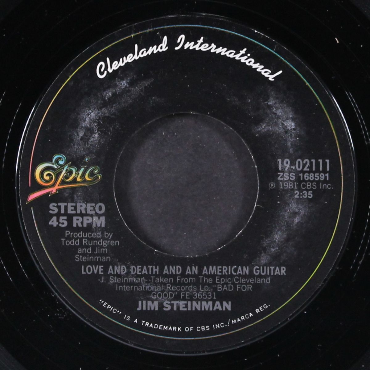 rock and roll dreams come through / love and death and an american guitar by JIM STEINMAN