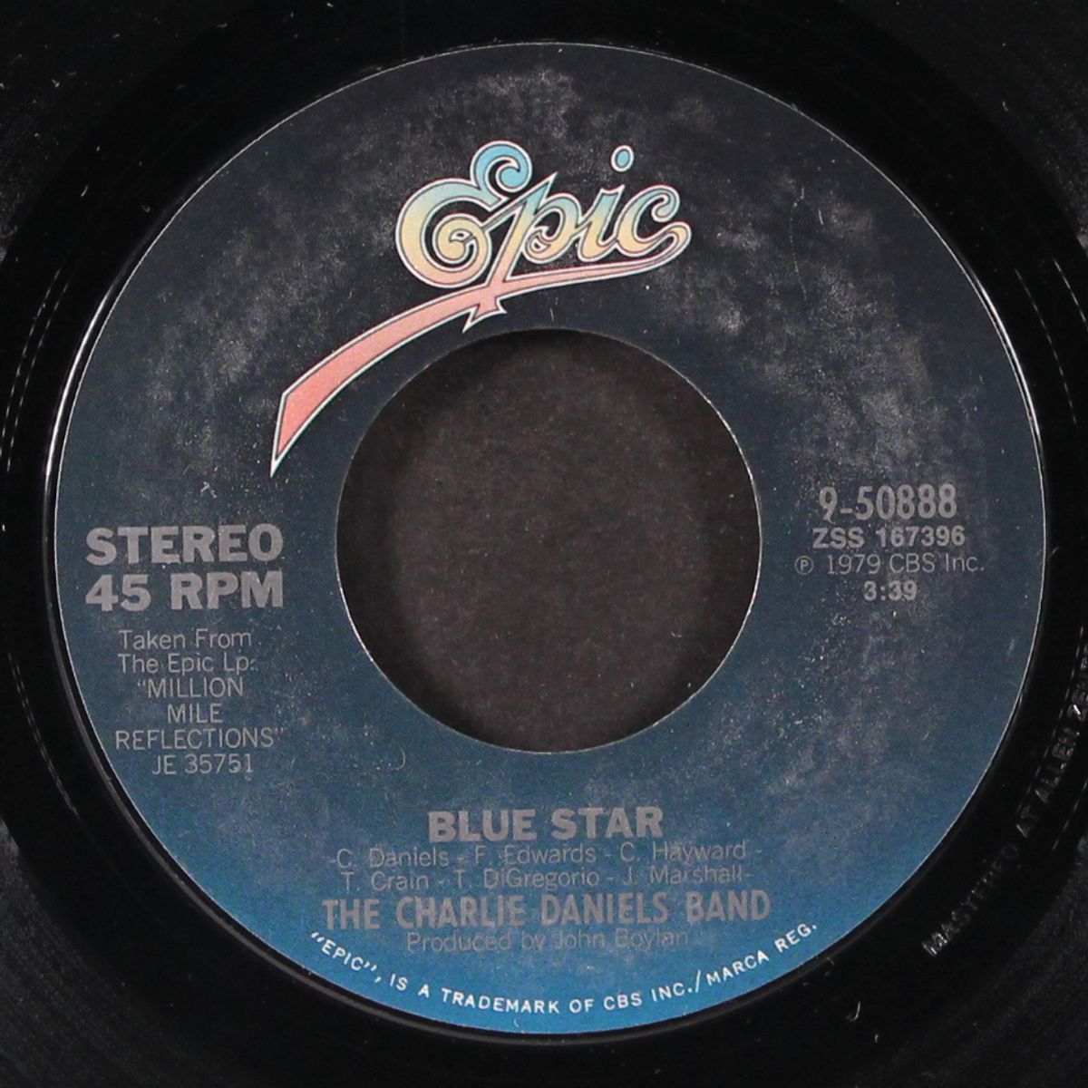 in america / blue star by CHARLIE DANIELS BAND