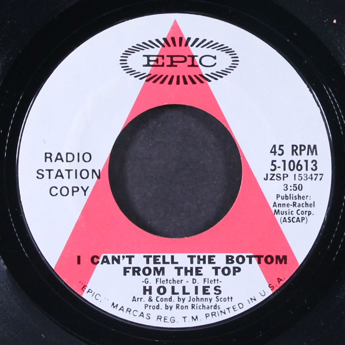 i can't tell the bottom from the top by HOLLIES