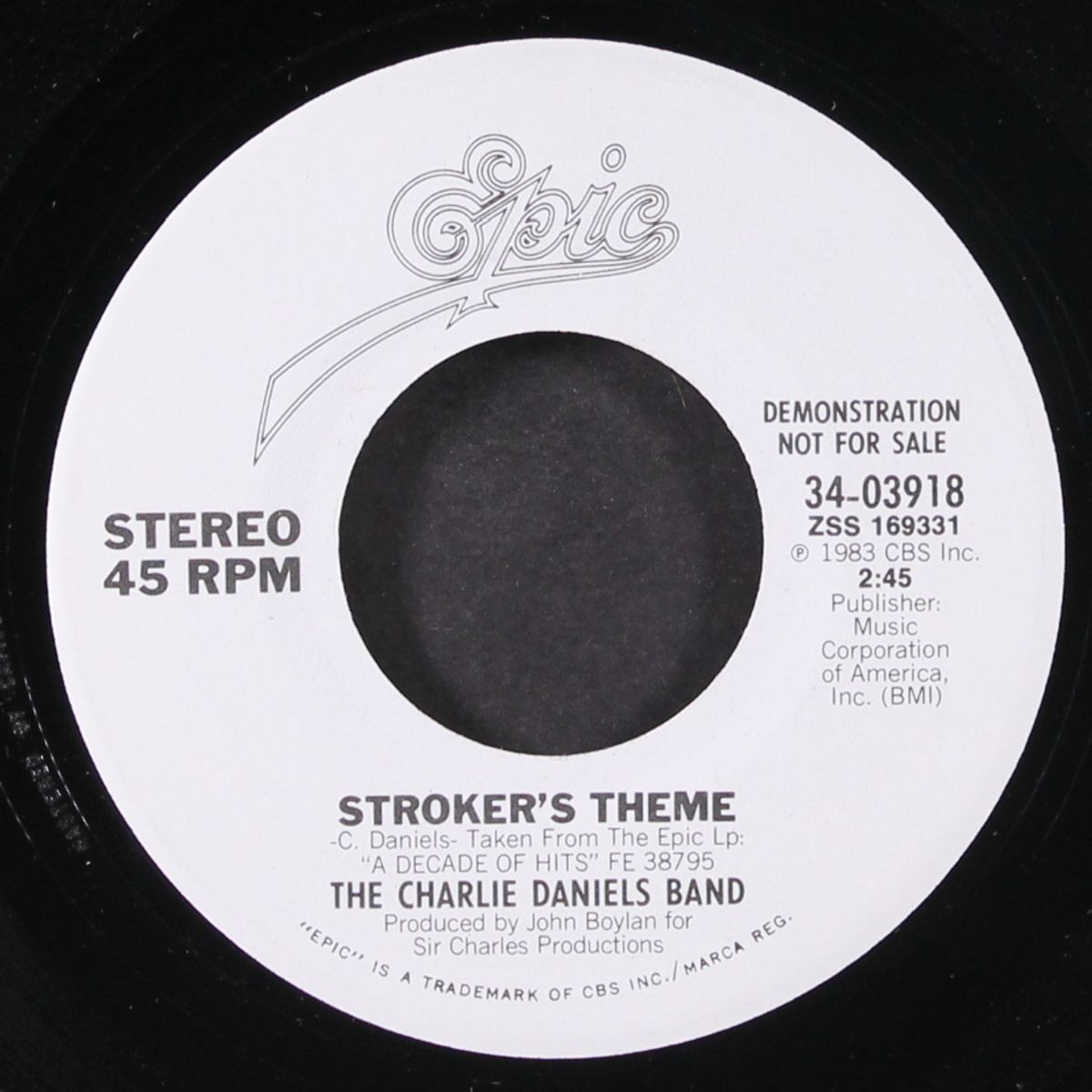 stroker's theme / same by CHARLIE DANIELS BAND