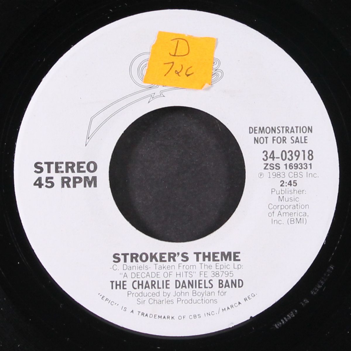 stroker's theme / same by CHARLIE DANIELS BAND