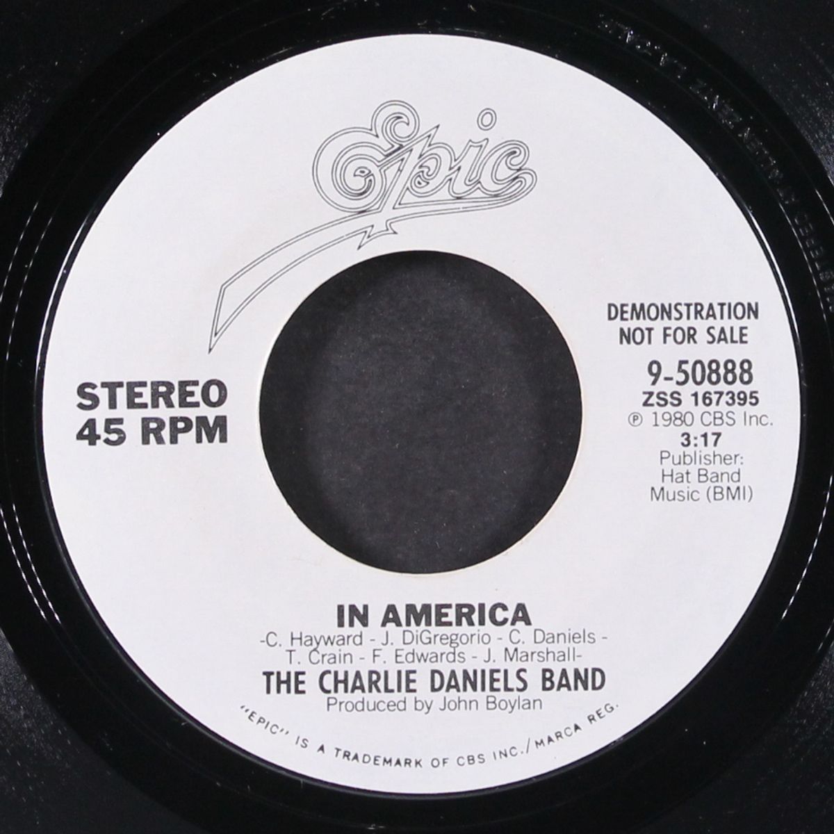 in america / same by CHARLIE DANIELS BAND