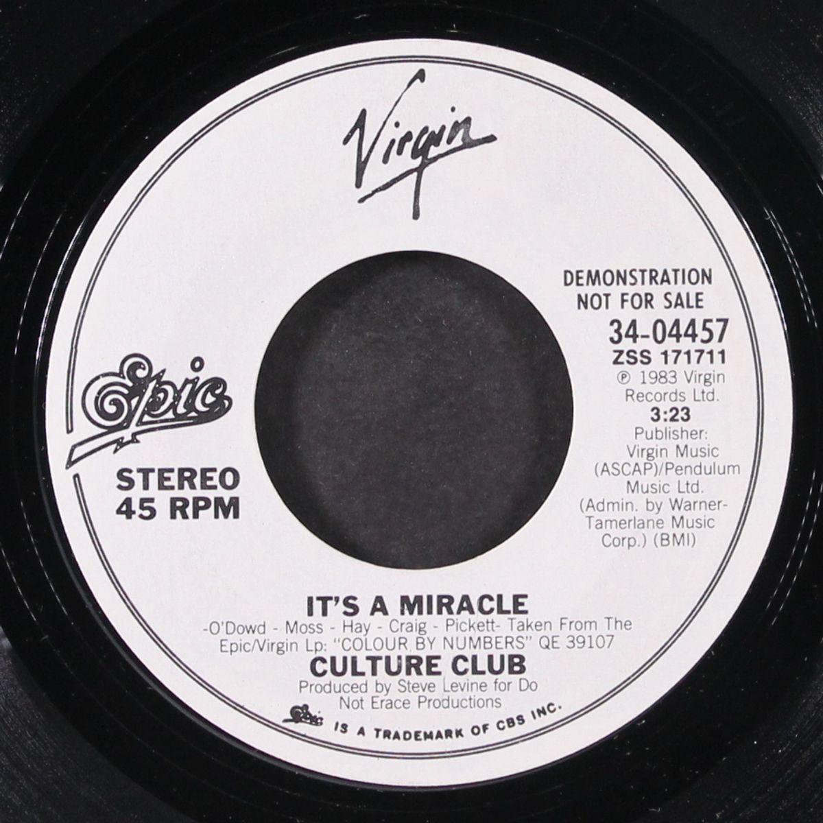 it's a miracle by CULTURE CLUB