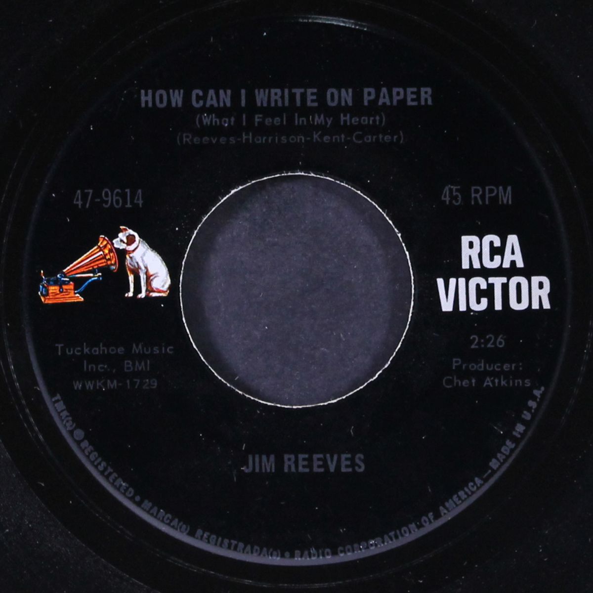 when you are gone by JIM REEVES