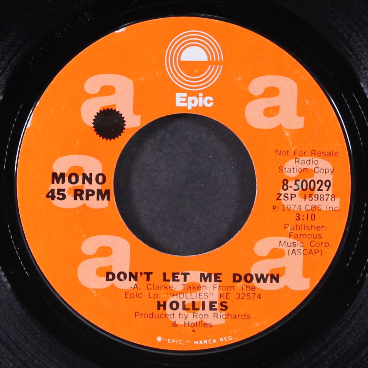 don't let me down / mono by HOLLIES