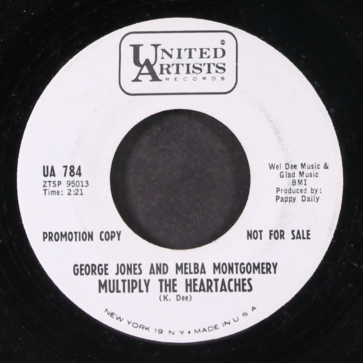 once more / multiply the heartaches by GEORGE JONES & MELBA MONTGOMERY