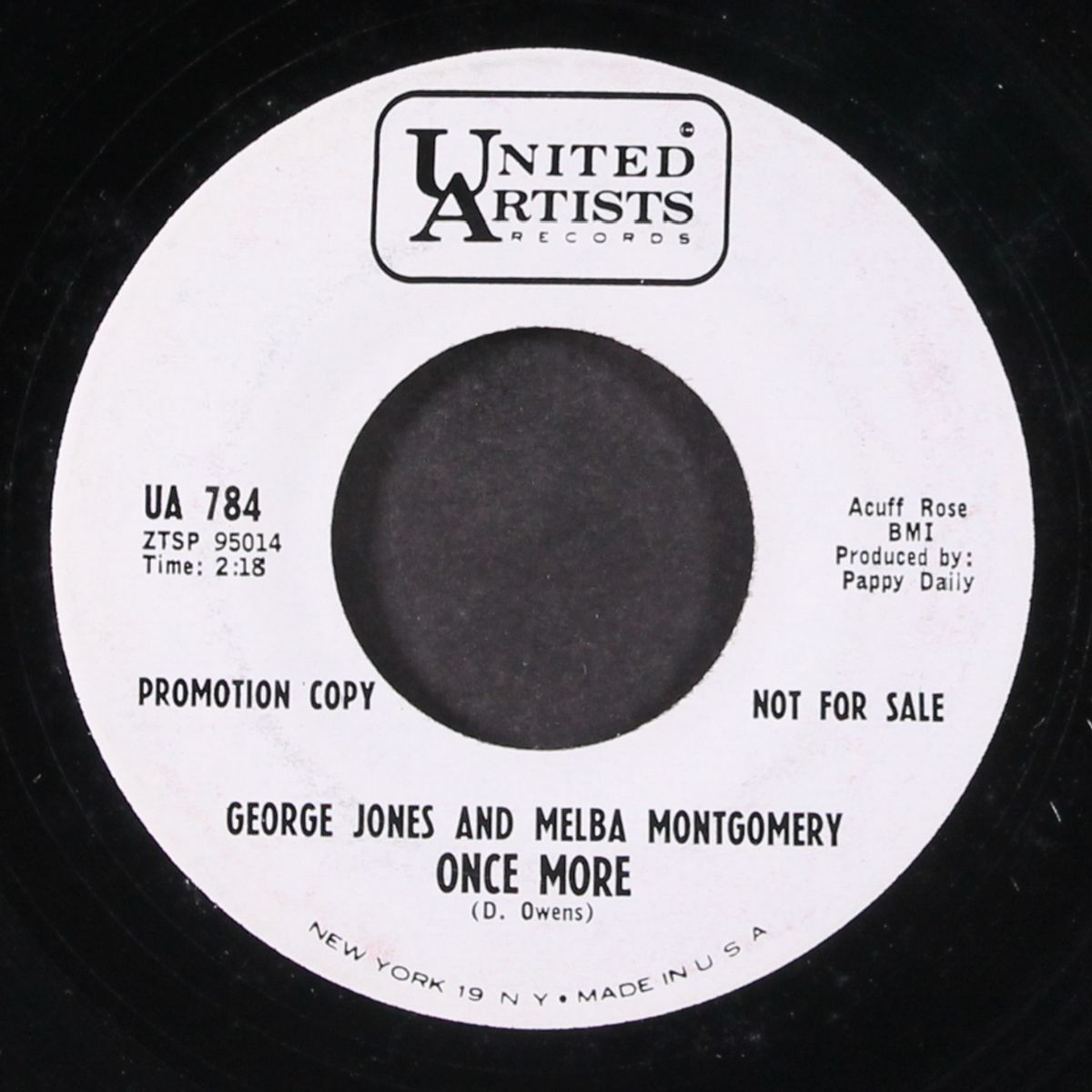 once more / multiply the heartaches by GEORGE JONES & MELBA MONTGOMERY