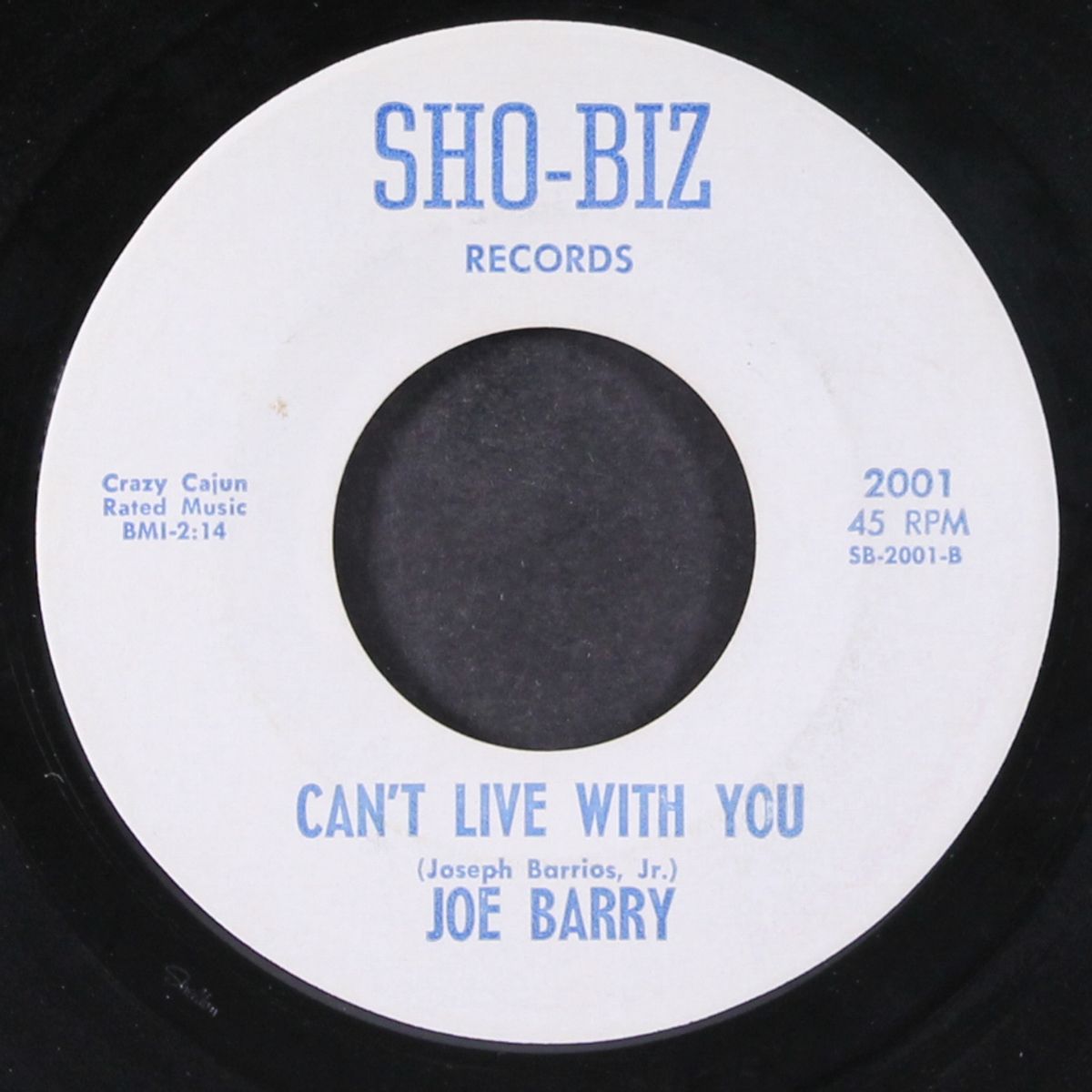 i can't do without you / can't live with you by JOE BARRY