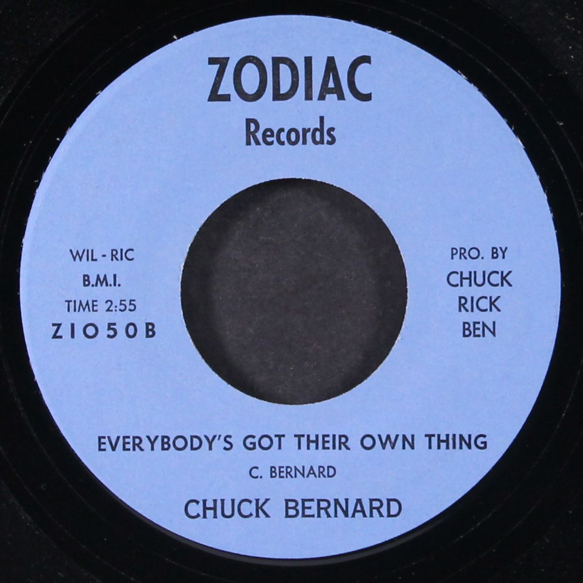 got to get a hold of myself / everybody's got their own thing by CHUCK BERNARD