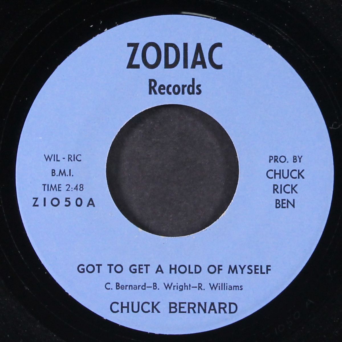 got to get a hold of myself / everybody's got their own thing by CHUCK BERNARD