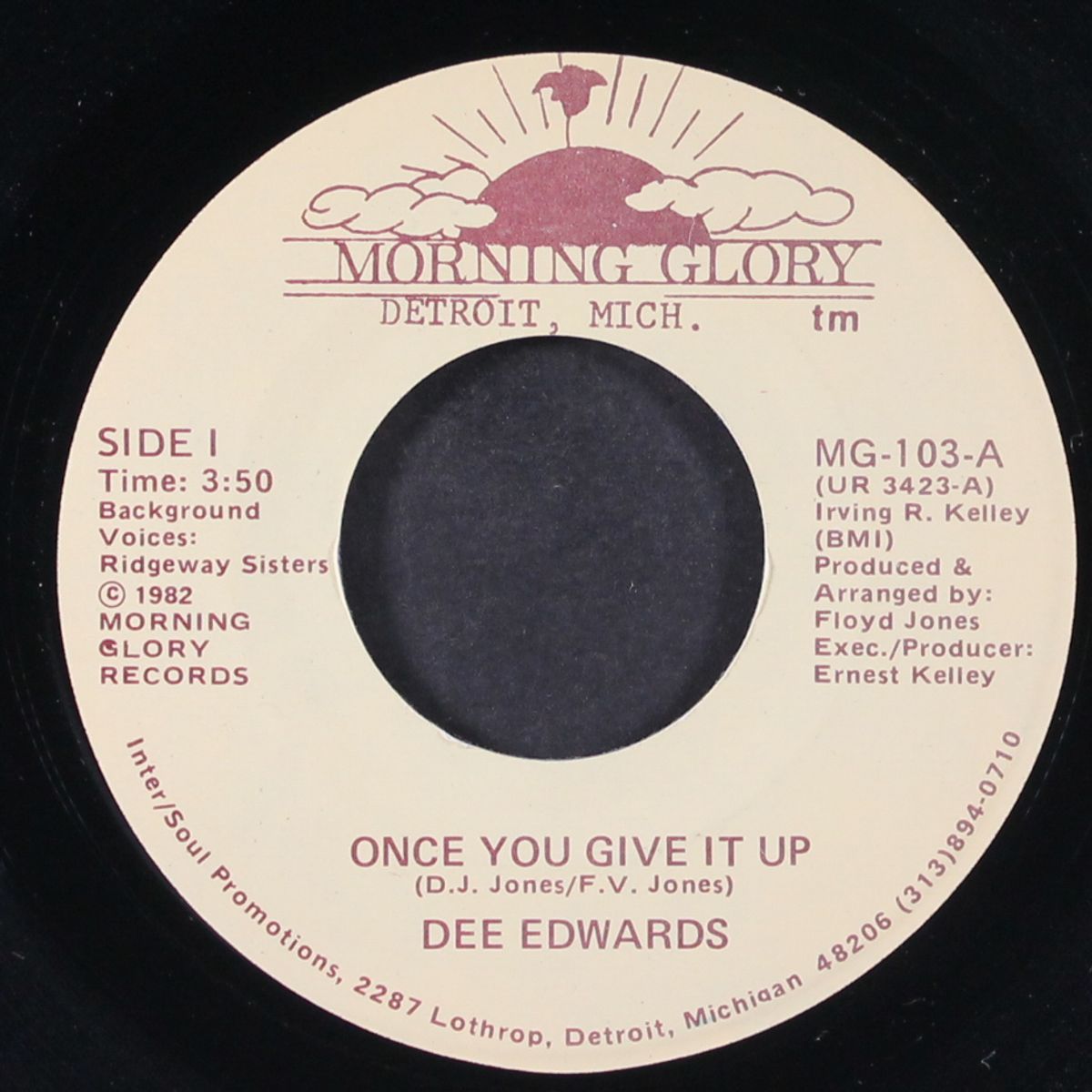 once you give it up / my fantasy by DEE EDWARDS