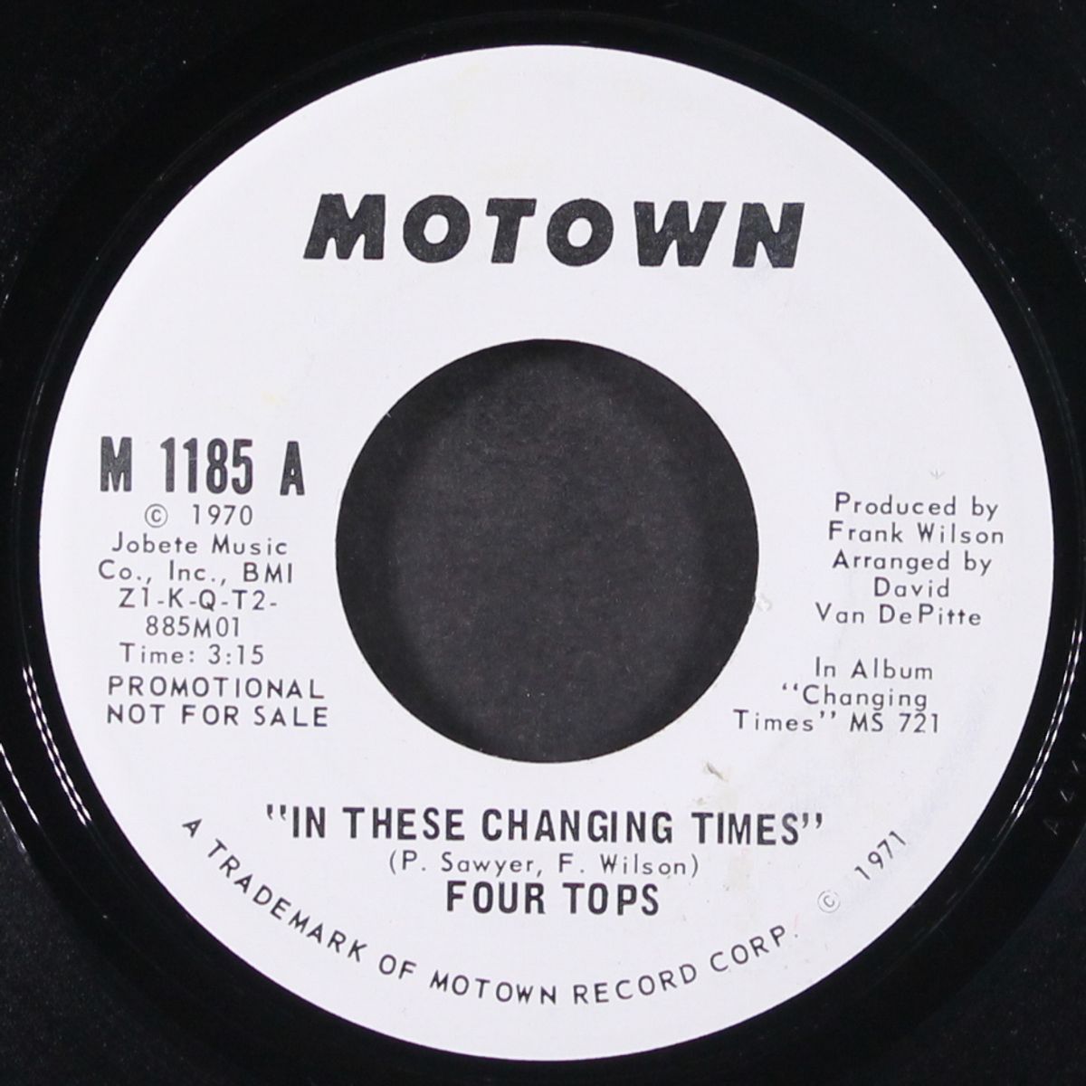 in these changing times / same by FOUR TOPS