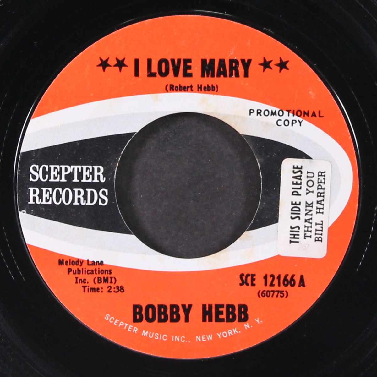 i love mary by BOBBY HEBB