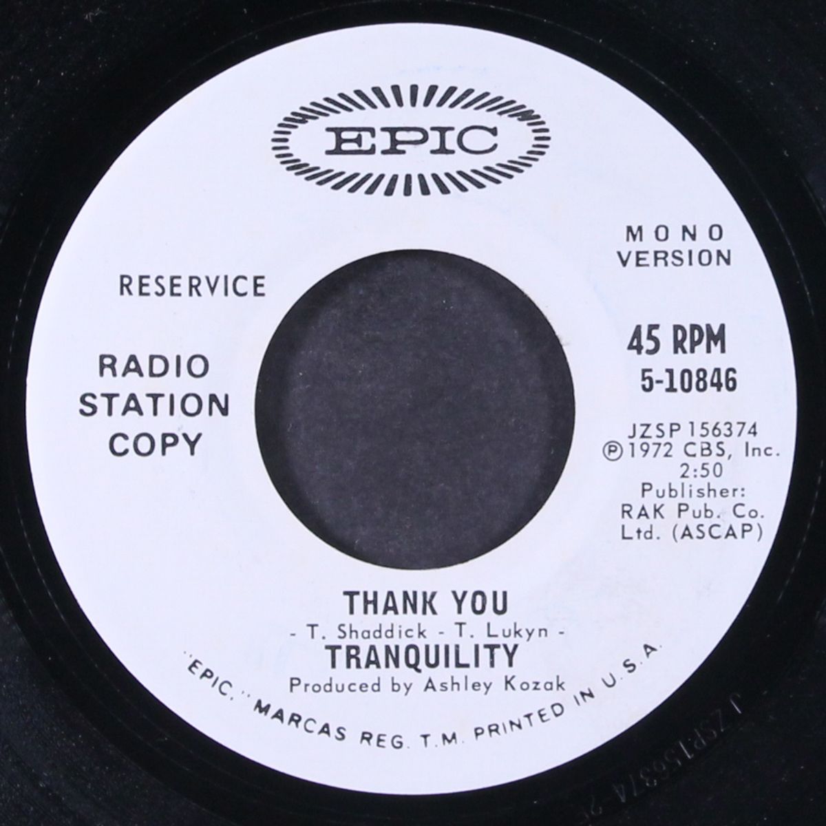 thank you / mono by TRANQUILITY
