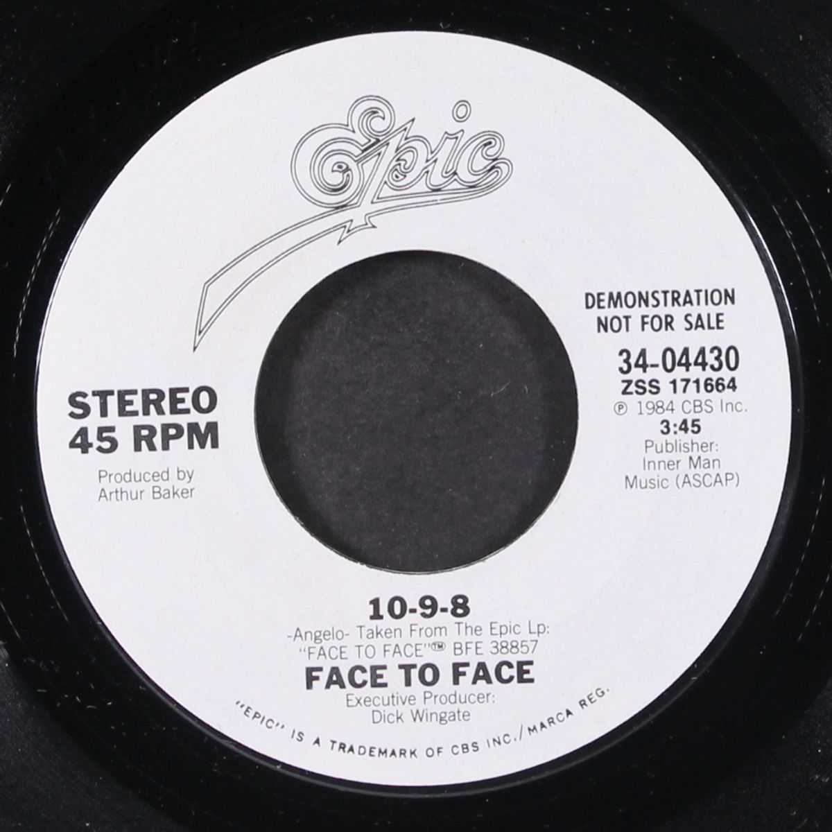 10-9-8 / same by FACE TO FACE
