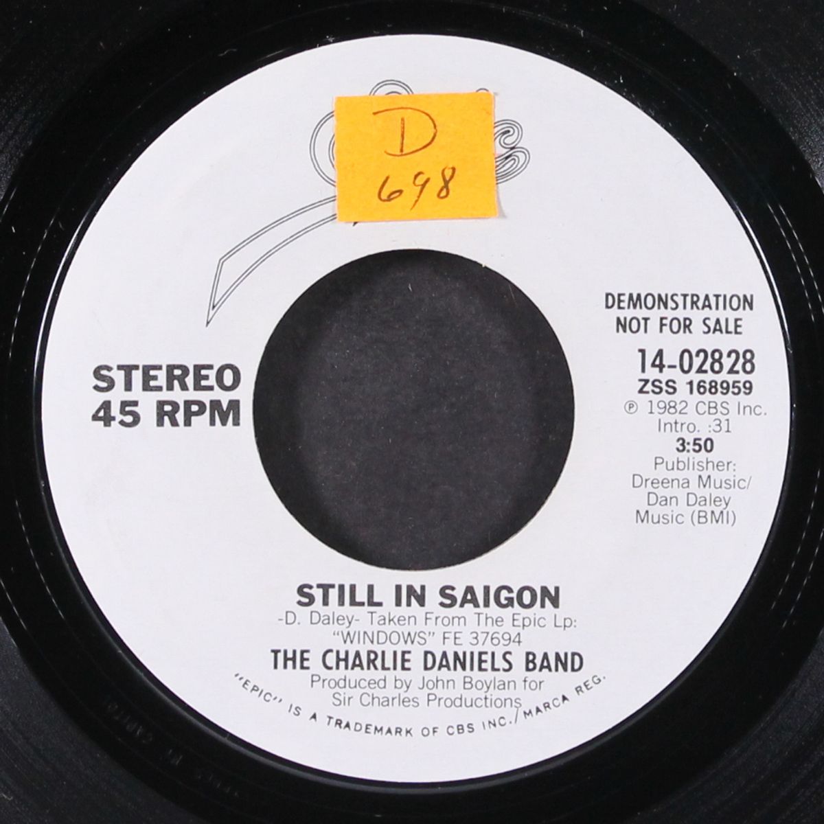 still in saigon / same by CHARLIE DANIELS BAND