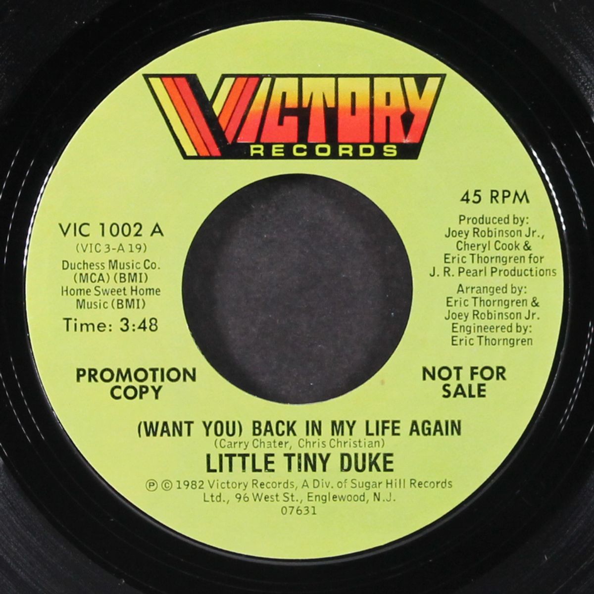 (want you) back in my life again / same by LITTLE TINY DUKE