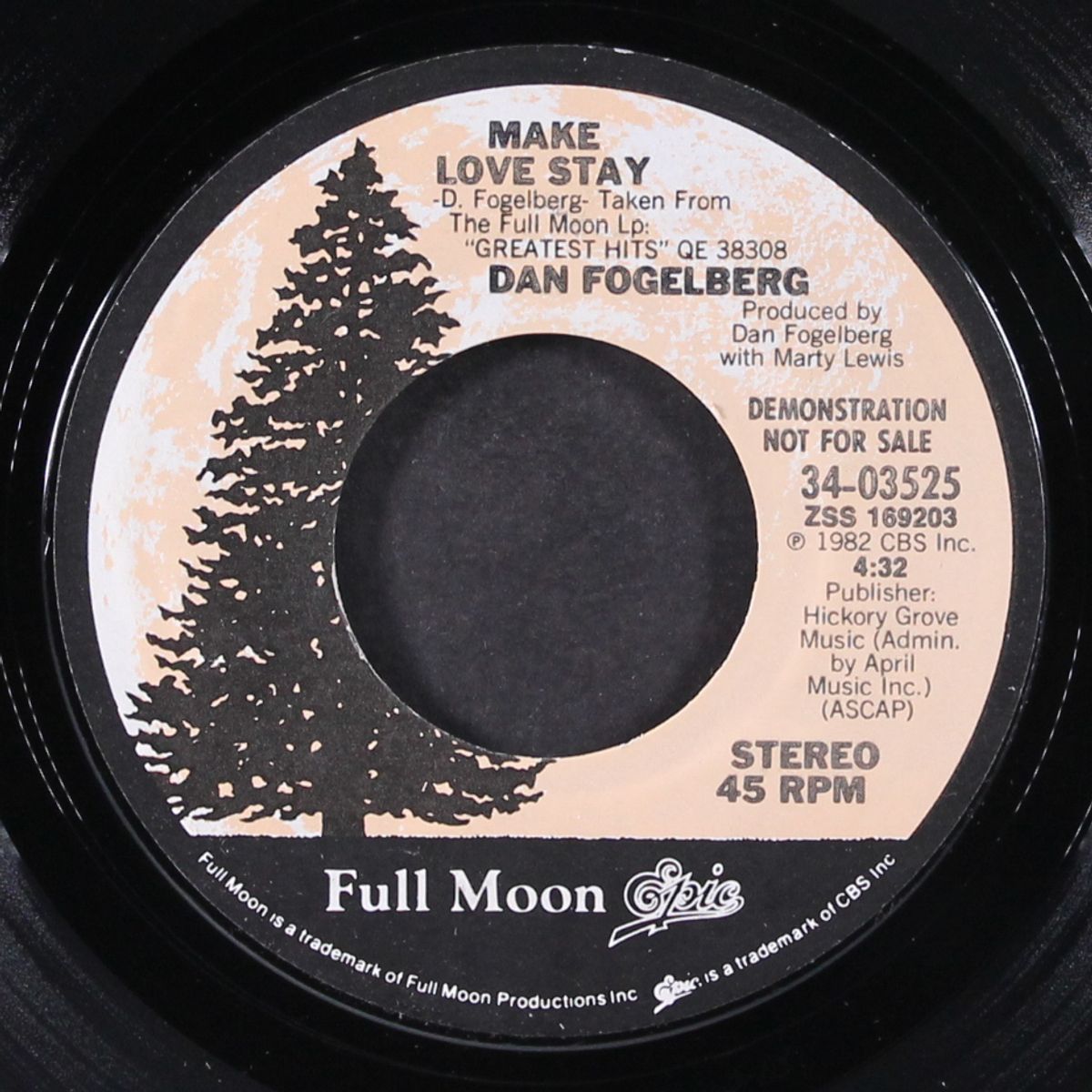make love stay / same by DAN FOGELBERG