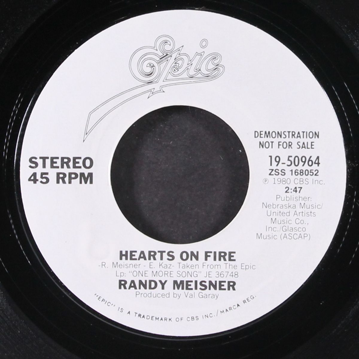 hearts on fire / same by RANDY MEISNER