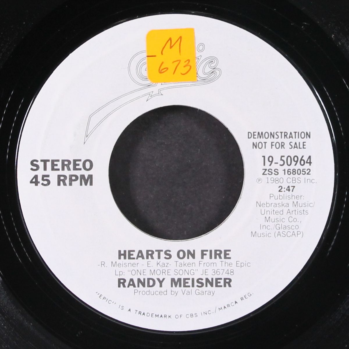 hearts on fire / same by RANDY MEISNER
