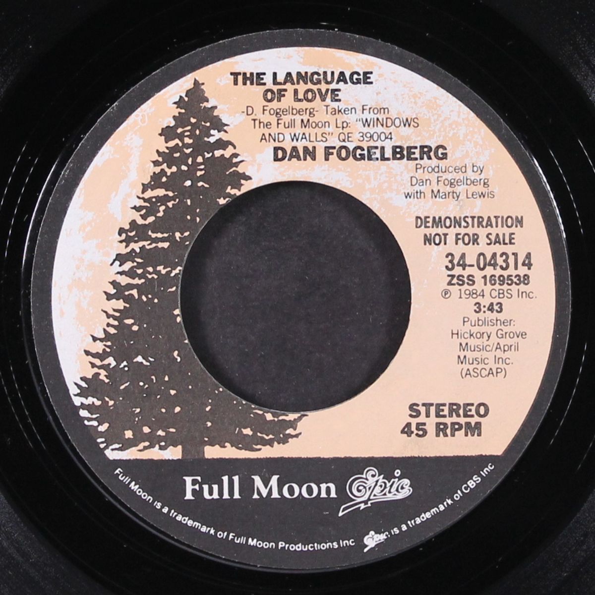 the language of love / same by DAN FOGELBERG