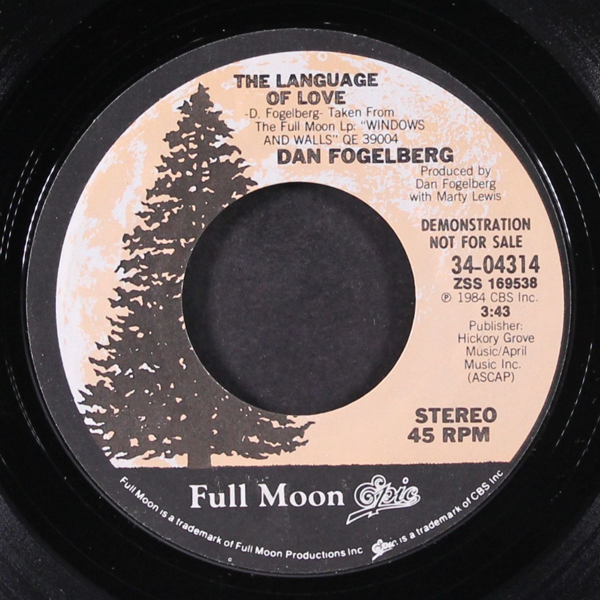 the language of love / same by DAN FOGELBERG